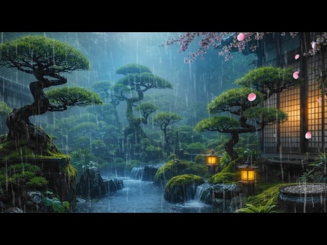Japanese Countryside Rain for Deep Focus Study & Work Ambience