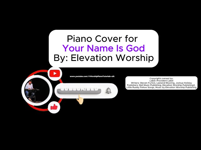 Your name is God – EASY Piano Tutorial (Elevation Worship) | Chords + Slow