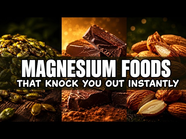 20 MAGNESIUM-Rich Foods That Knock You Out In MINUTES
