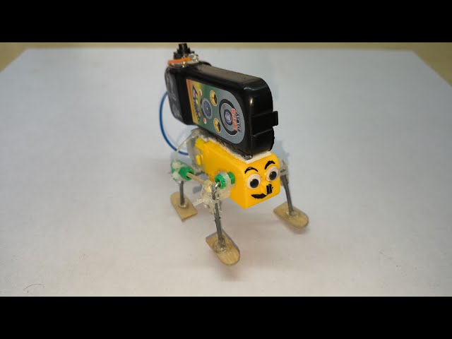 Make Simple Walking Robot using DC motor | Robot Science Project 