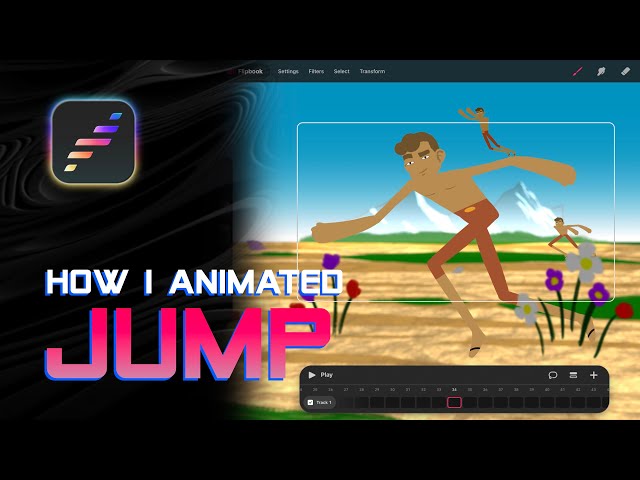 How i Animated Jump on Procreate Dreams 2 by @enrirdf