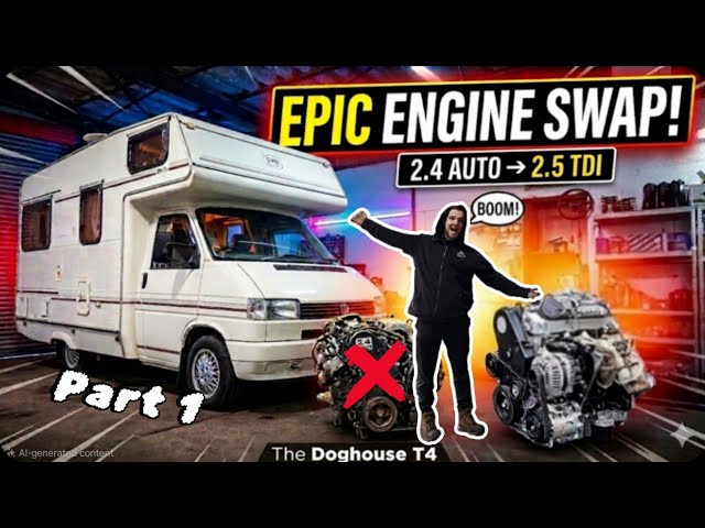 VWT4 Motorhome Engine Swap #vwt4