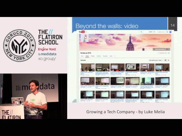 GoRuCo 2014 - Growing a Tech Community by Luke Melia