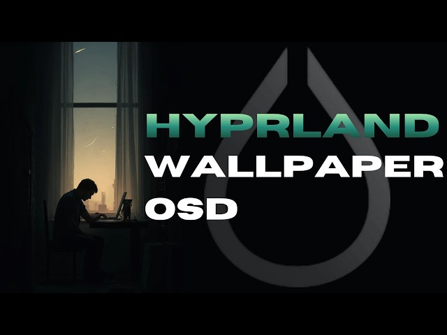 My New Minimalist Wallpaper OSD for Hyprland