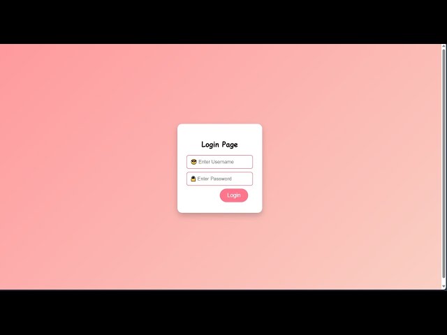 Funny Login Page | HTML, CSS & JavaScript Explained!
