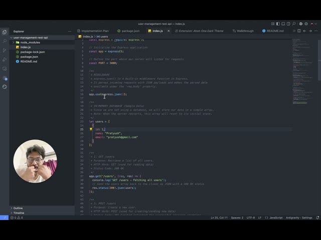 REST API CRUD Operations with Nodejs and Express