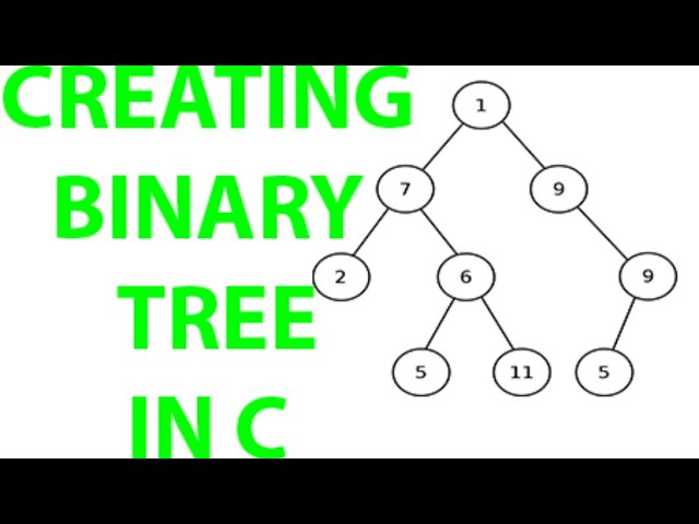 Creating Binary Tree in C