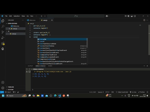 Master the splice() Method in JavaScript - Explained in Minutes!   #javascript  #react  #frontend