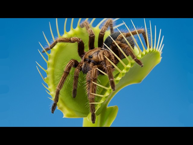 Tarantula vs Venus Flytrap