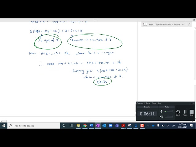 Year 11 Specialist Maths -  8D Equivalent statements