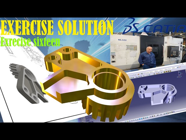 CATIA V5/V32 Tutorial | Boolean Tools & Circular Pattern | Complete Gear Modeling Exercise