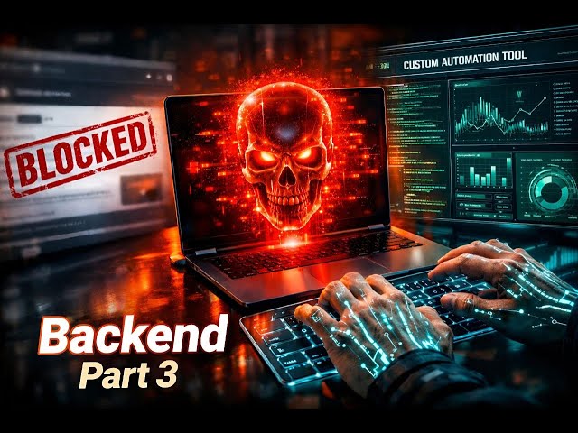 Backend Part 3 — I Scraped Private APIs to Build a Custom Tool! (The Backend Secret) 💀🔥 #NxSMind