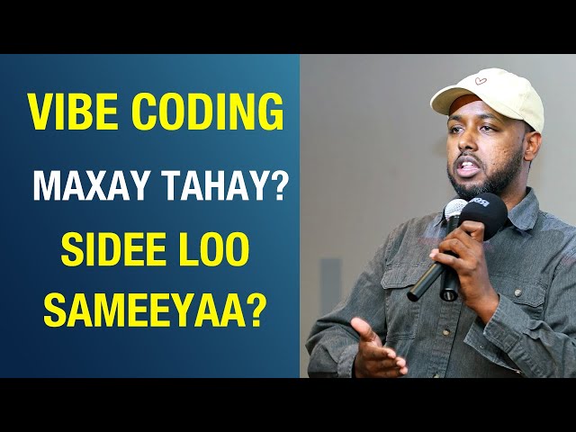 Waa Maxay VIBE CODING? Say u Shaqeysaa?