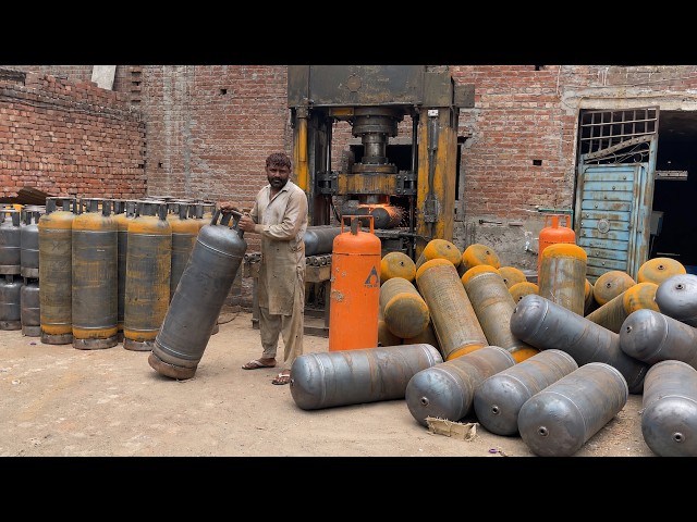 How LPG Gas Cylinders Are Made | Amazing Factory Manufacturing Process