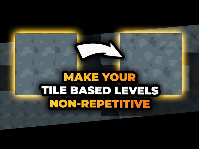 Unity Tips - Simple trick for less repetitive tile based levels