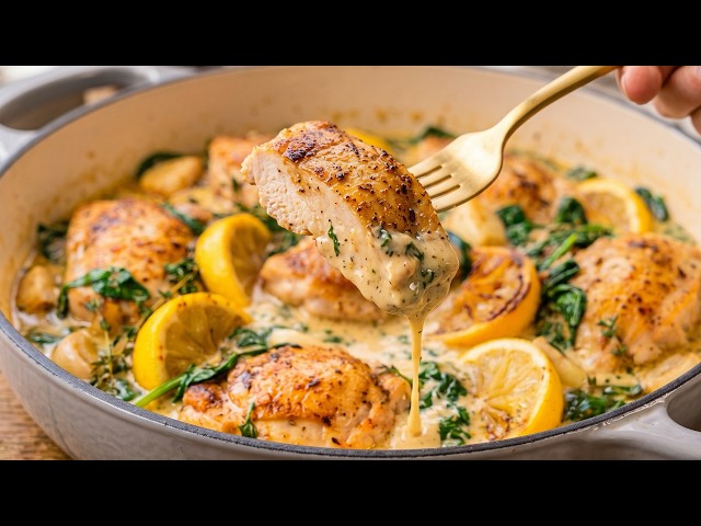 I Can't Stop Making This Creamy Lemon Chicken 😋
