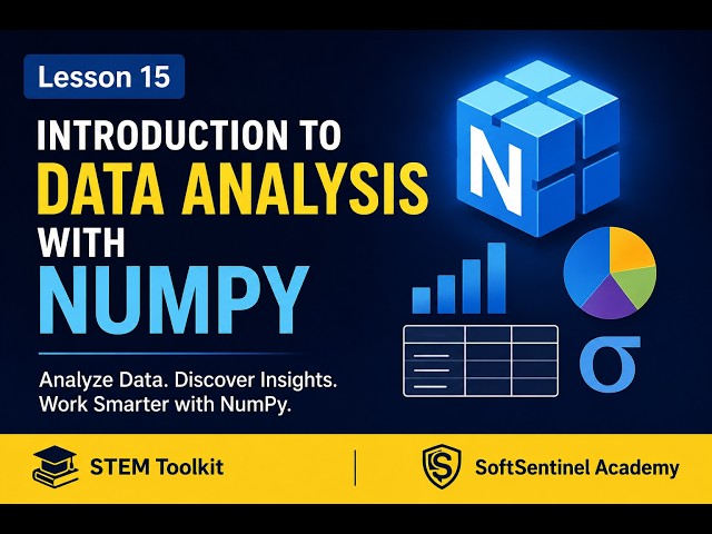 Introduction to Data Analysis with NumPy | Learn Python 5 Minutes A Day | STEM Toolkit