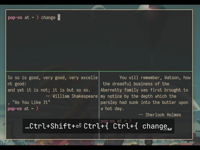 split screen and tabs in kitty terminal