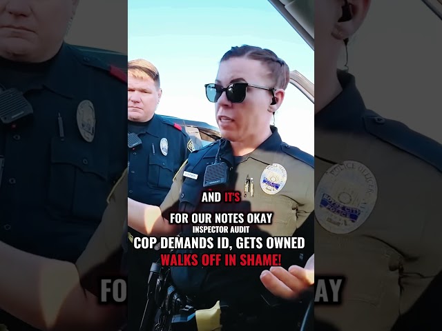 Cop Demands ID, Gets OWNED & Walks Off in Shame! ID Refusal #dismissed #copdismissed #cops