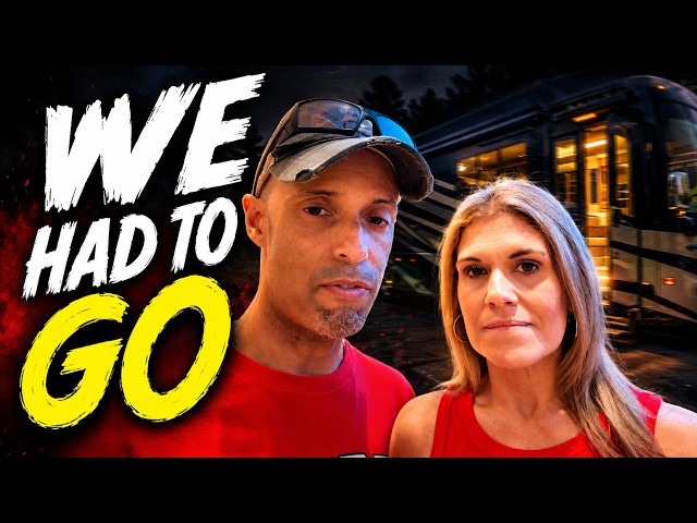 We Had To Evacuate Our Motorhome... FAST!