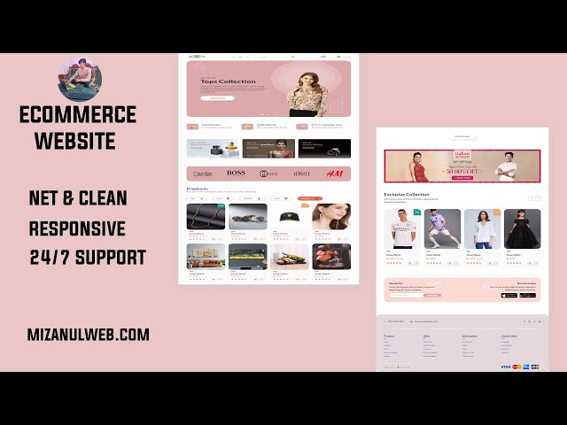 E-COMMERCE Website Using HTML, CSS, JS, BOOTSTRAP