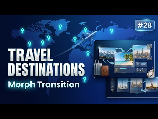 Make Your Travel Destinations Slides SHINE | Morph Transition Trick