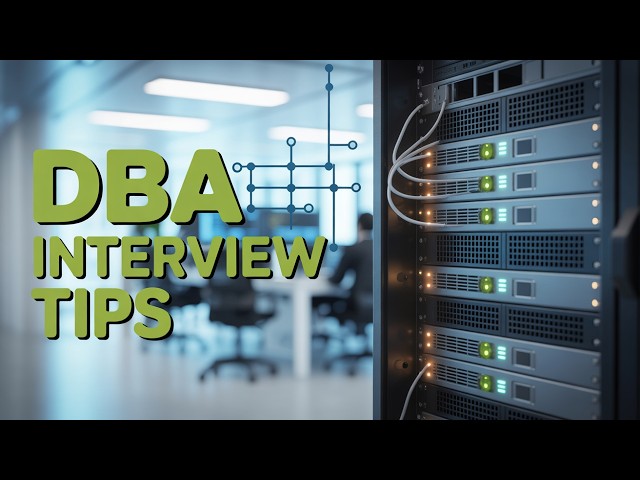 Oracle Database Administrator (DBA) Interview Guidance