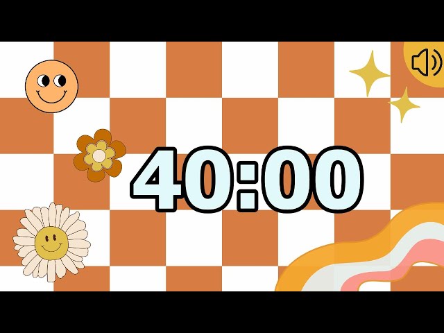 40 minute timer / instrumental and relaxing songs for classrooms / study with me