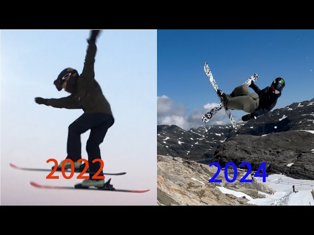 My two year freeski progression!