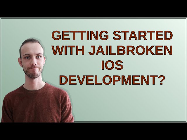 Apple: Getting started with jailbroken iOS development?