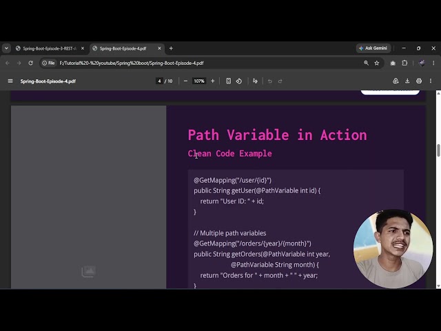 Spring Boot Episode 4 | Path Variables, Request Params & Request Body Explained -24
