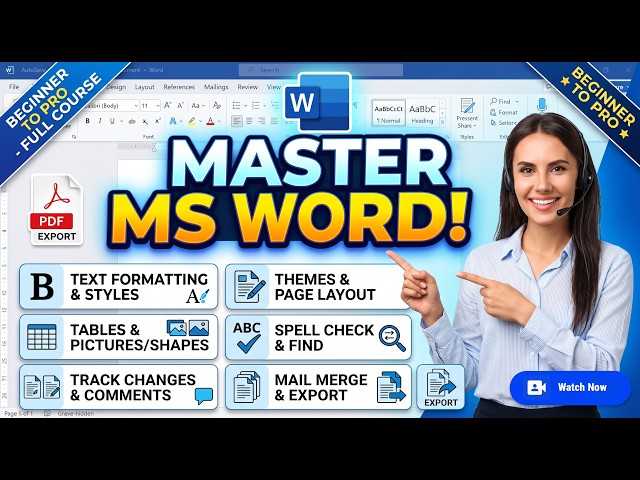 Complete Microsoft Word Tutorial 14 Core Topics You Must Know