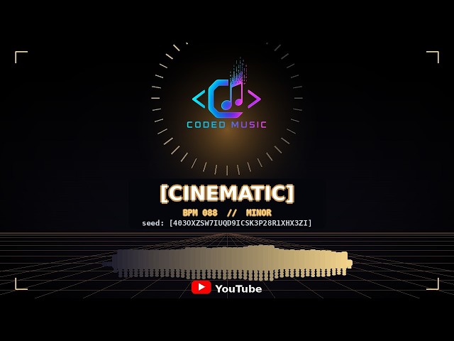 Coded Music - Cinematic - Made by Code not AI