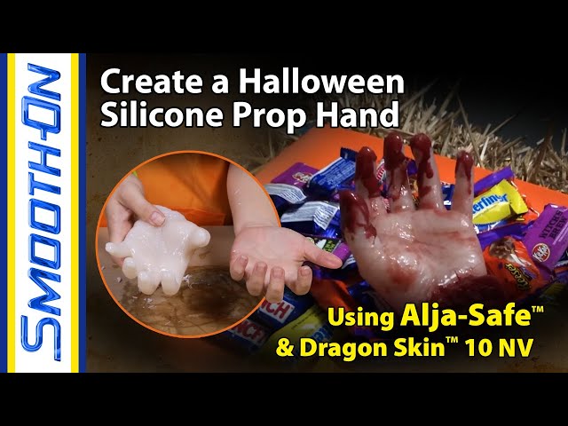 How To Make A Fake Bloody Hand Prop Using Alja-Safe and Dragon Skin 10NV