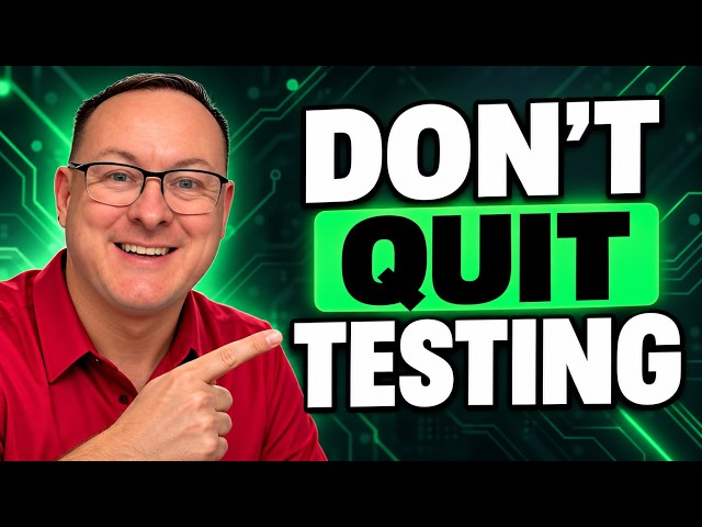 The Future of Software Testing: Why You Shouldn't Quit Because of AI