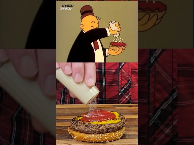 Wimpy's Historic Cartoon Burger Classic Reborn!🍔 #shorts #popeyethesailorman #wimpy #burger