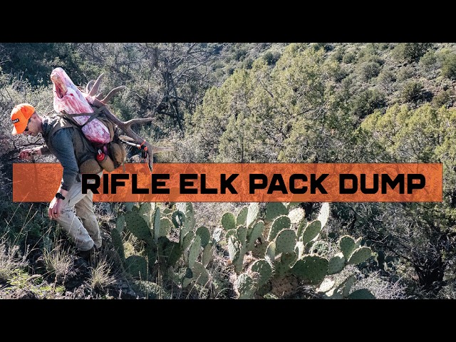 Brad's Late Season Desert Rifle Elk Gear list | ARGALI PACK DUMP