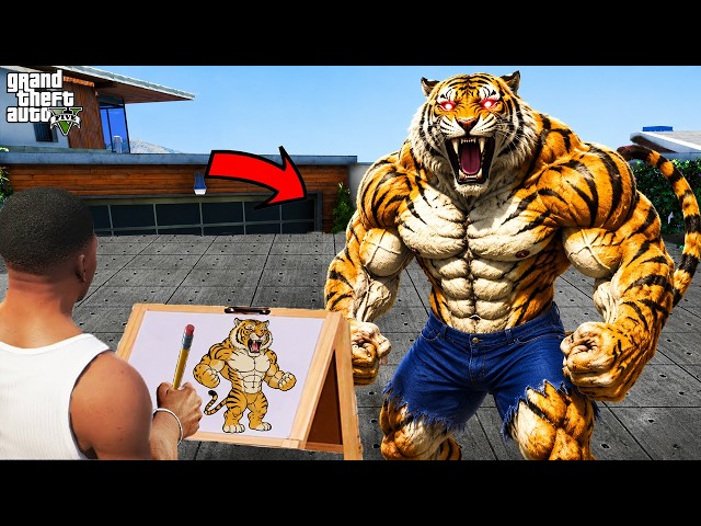 FRANKLIN Growing BIGGEST TIGER in GTA 5!