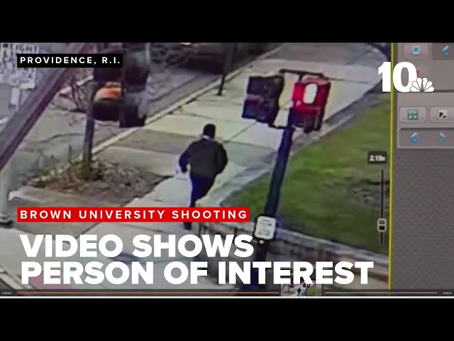 Providence police release video of suspected gunman in Brown University shooting