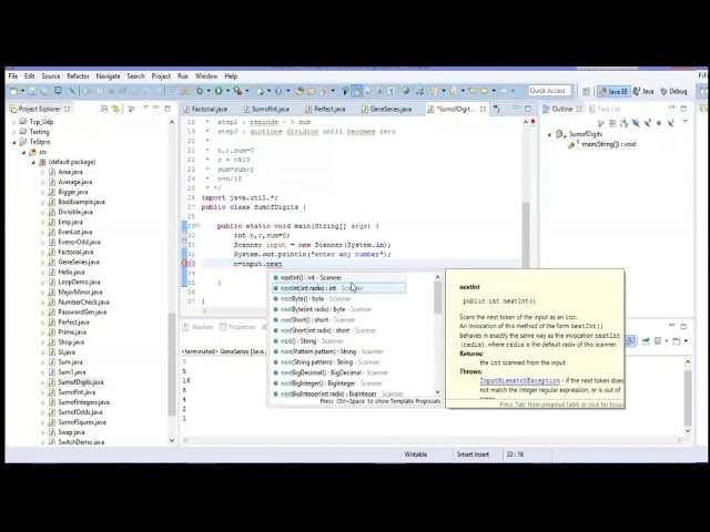 Examples On While Loop in Java | Java Online Class Session