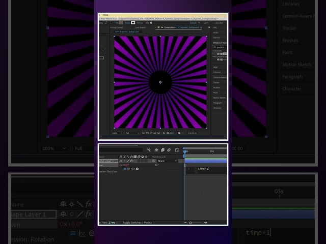 Hypnotic Background in After Effects | Tutorial
