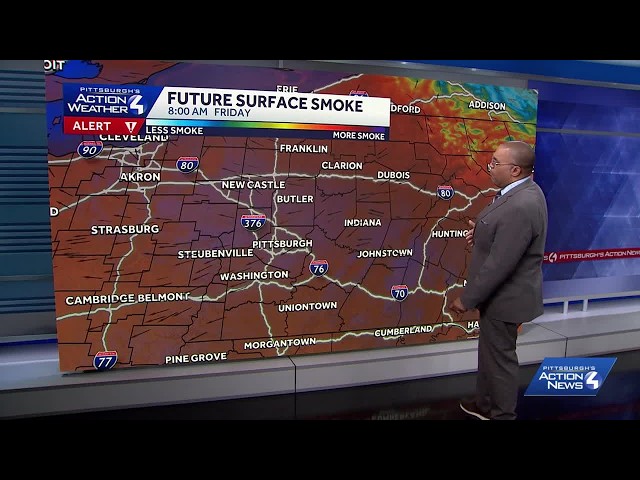 July 16 Forecast: Code Purple Air Quality Friday in Western PA