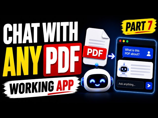 Build an AI That Chats with ANY PDF Using RAG | React + Node.js