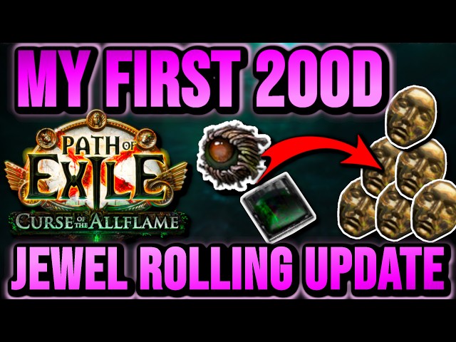 How I Made My First 200D - Jewel Crafting Update for PoE 3.29