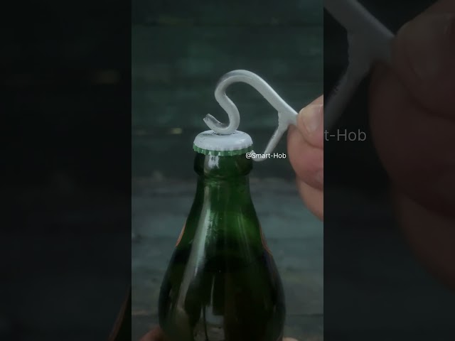 Made a Bottle Opener From Scratch… It Actually Works! 🔥