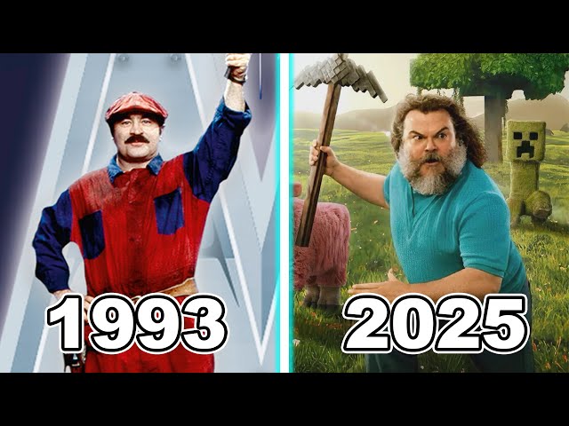 Evolution of video game movies (1993 - 2025)