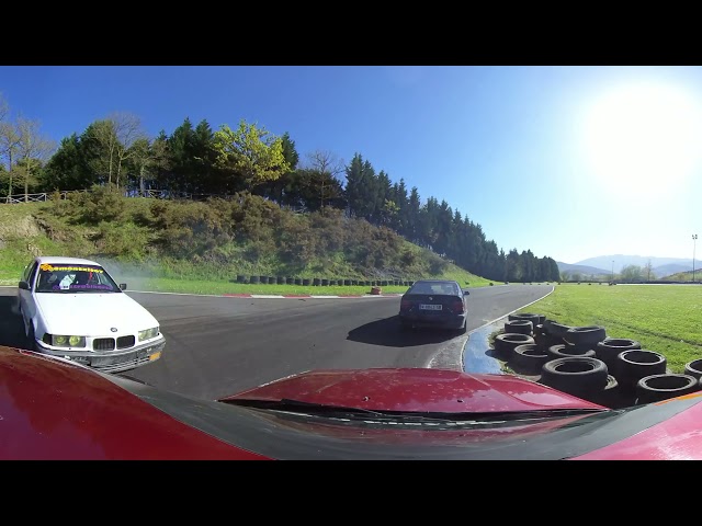 TANDA COMPLETA Drifting en REALIDAD VIRTUAL (VR) 360 GRADOS - Insta 360 one R -   Olaberria Circuito