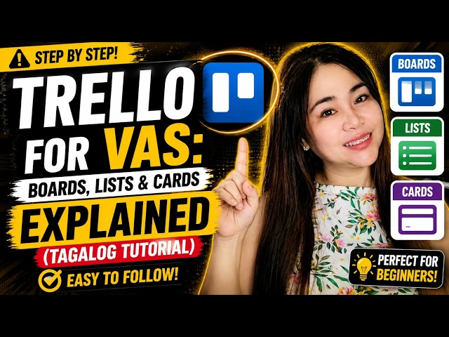 Trello Tutorial for Beginners (Tagalog) 