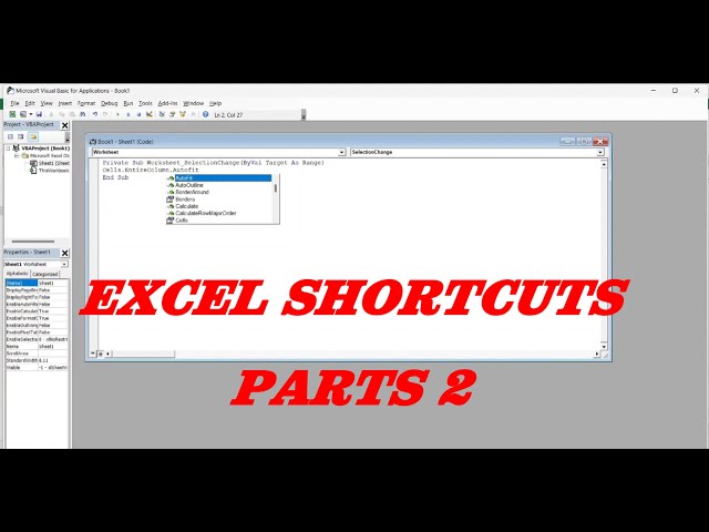 How to Automatically Adjust Column Width in Excel | Excel Shortcuts | Part 2.