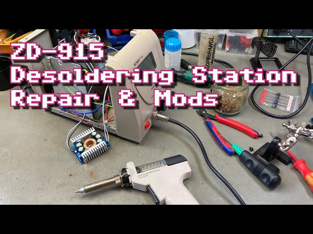 ZD-915 Desoldering Station Repair & Mods